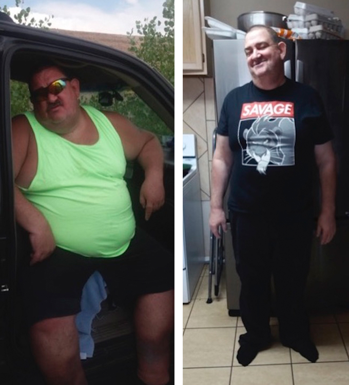 Carl's weight loss transformation