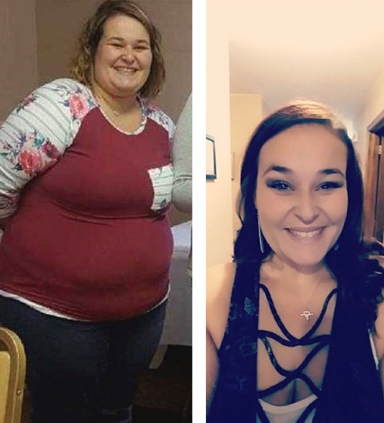 Erica's weight loss transformation