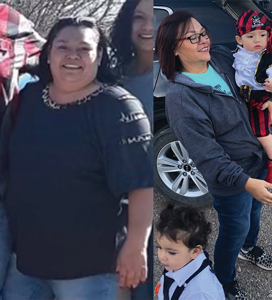 Letisia's weight loss transformation