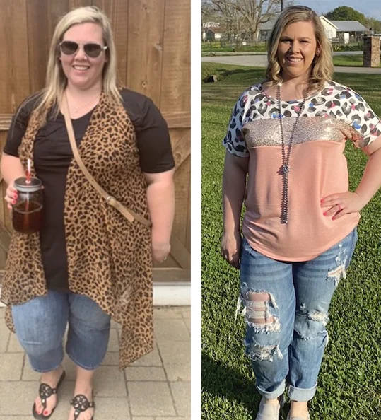 Tiffany's weight loss transformation