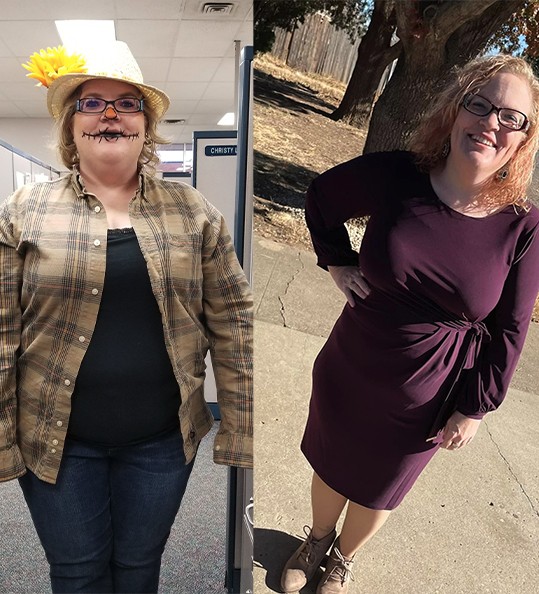 Caroll's weight loss transformation
