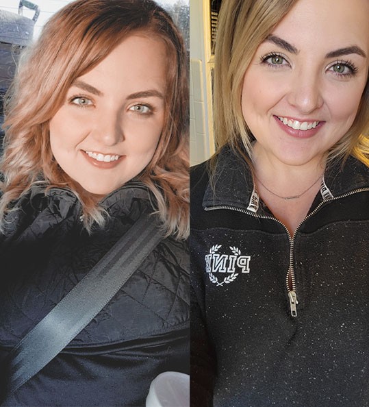 Miranda's weight loss transformation