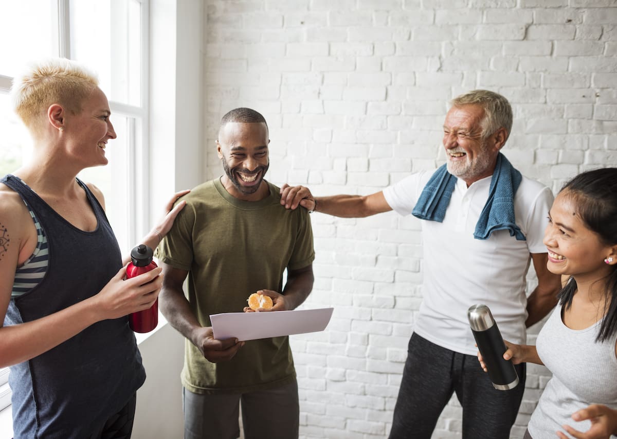 supportive exercise group